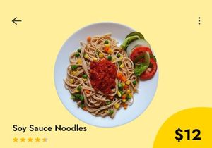 Online Food Mobile app design