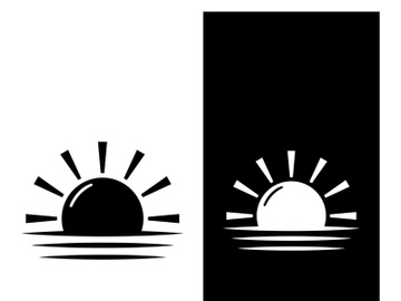 Sun logo design with a modern concept. preview picture