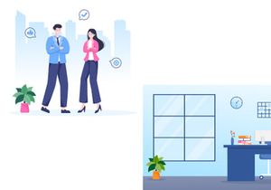10 CEO Businessman Cartoon Illustration