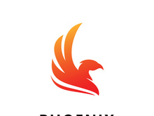 Phoenix logo vector template  design