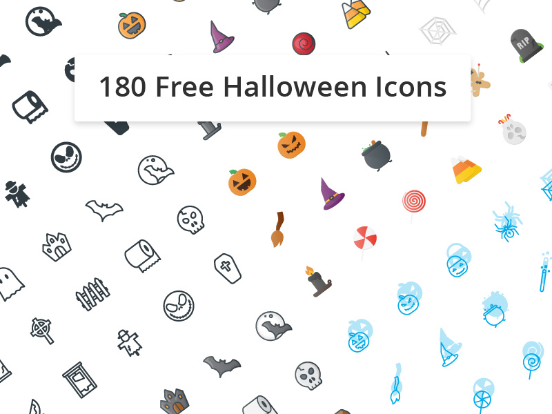 Trick or Treat! 180 Free Halloween Iocns