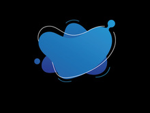 modern fluid liquid flat design