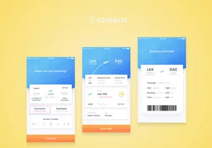 EasyFlight booking app [PSD]