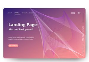 Asbtract background Landing page template vol 2
