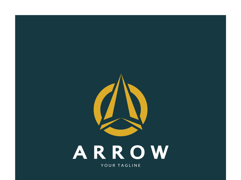 Arrow vector illustration icon Logo Template design