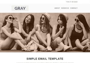 GRAY - Responsive Email Template