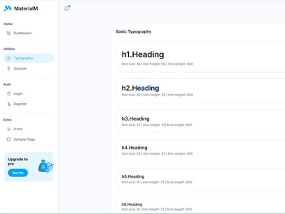 MaterialM Free Vuetify Vuejs Admin Dashboard Template