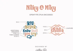 Nilky & Miky Font