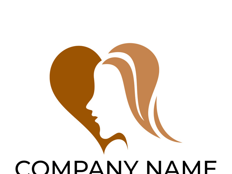 Green leaf logo design vector illustration