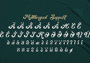 Mentari - Bold Script Font