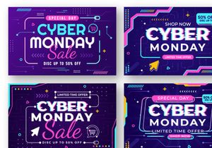 13 Cyber Monday Event Illustration