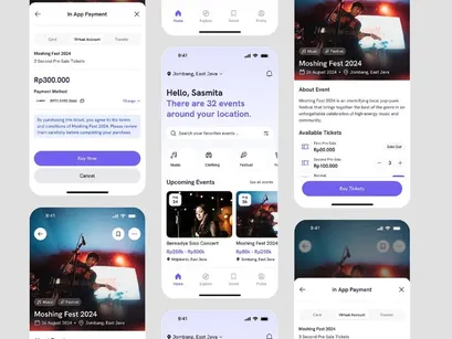 Eventts v1.0 - Event Booking Management | Event Planner | Ticket Booking | Flutter Full Solution App