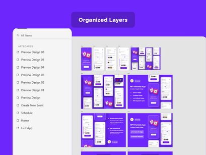 Calendar Schedule Management App Design