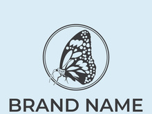Butterfly logo design