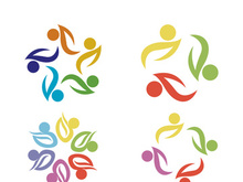 People icon work group vector illustration design