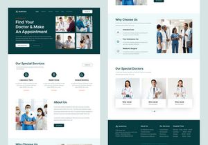 HealthCare-Medical Website Landing Page