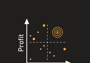 quadrant concept diagram logo illustration
