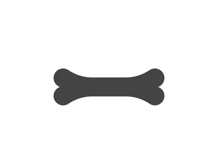 Bone icon design illustration