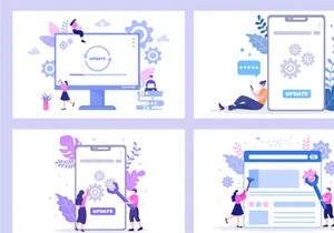 15 Setting Flat Design Illustration