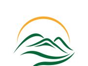 Mountain icon logo template vector illustration design