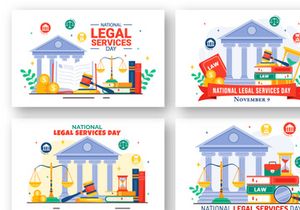 12 National Legal Services Day Illustration