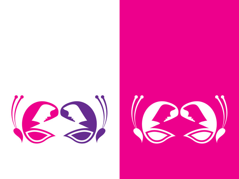 Butterfly logo icon vector design illustration