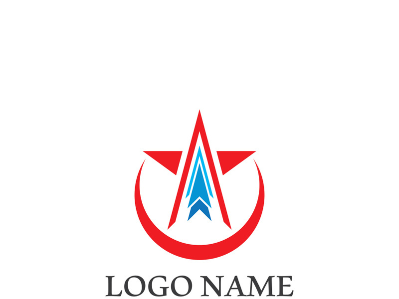 Star icon template vector illustration design