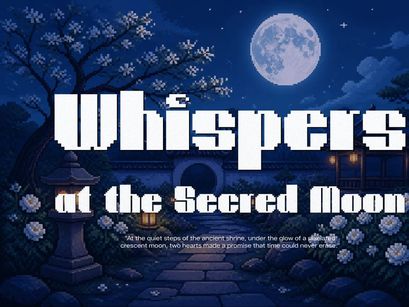Lumina Lullaby | Pixelated Font
