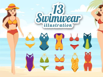 13 Swimwear Illustration preview picture