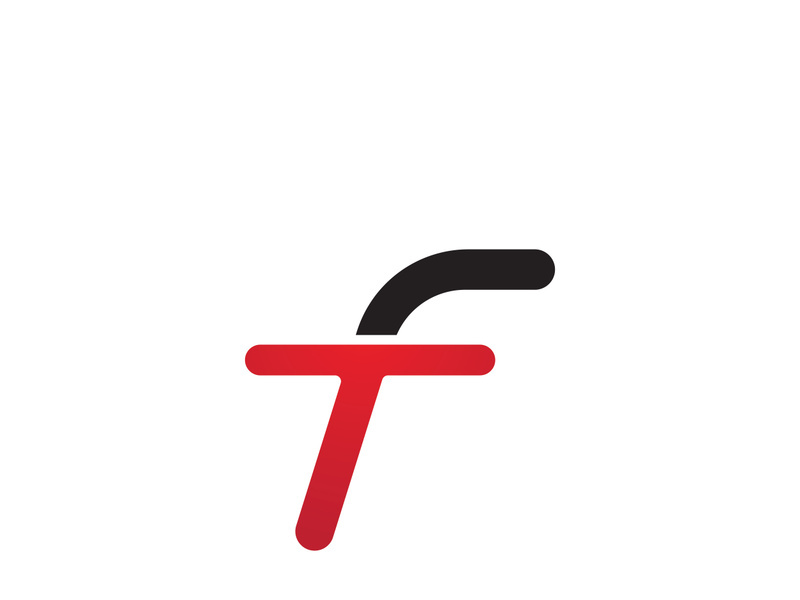 F logo and symbol vector icon app