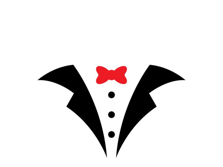 Tuxedo man logo and symbols template