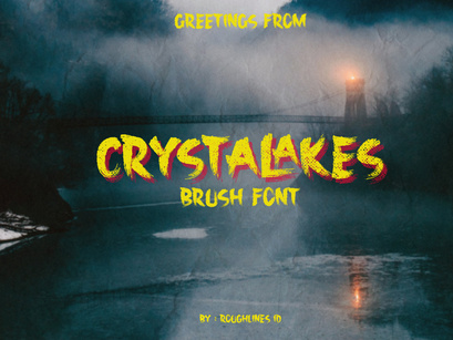Crystalakes Brush Font