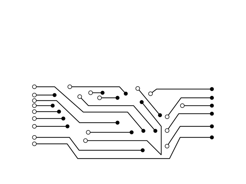 Circuit vector illustration