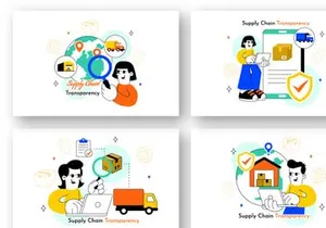 10 Supply Chain Transparency Illustration