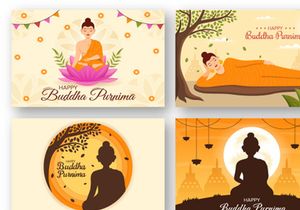 14 Happy Buddha Purnima Illustration