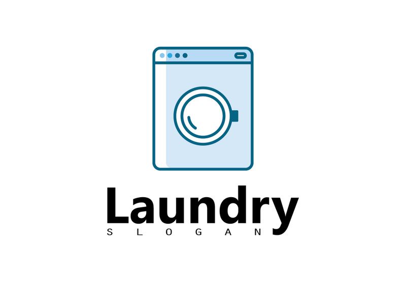 Laundry Washing Machine Logo