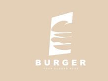 Burger Logo, Fast Food Design