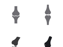 Bone logo design.logo for nursing, medical, orthopedic.