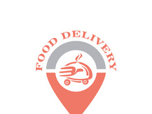 Food delivery catering fast food logo vector icon