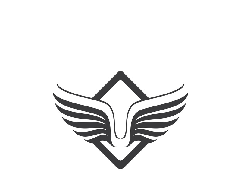 Wing illustration logo and symbol vector