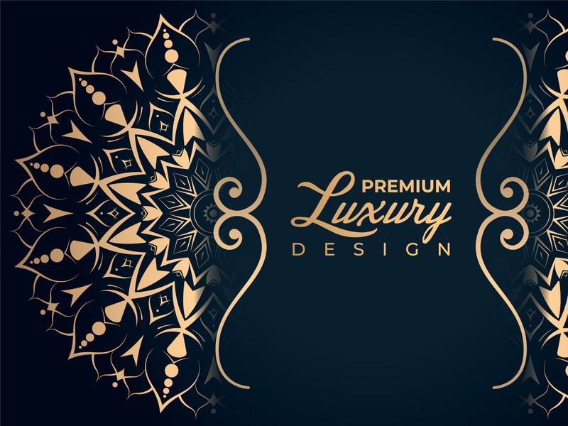 Luxury mandala background Premium Vector