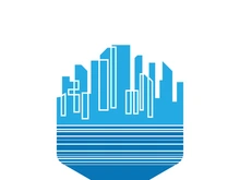 Modern City skyline illustration in flat design