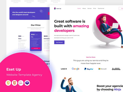 Eset Up - Landing Page Agency