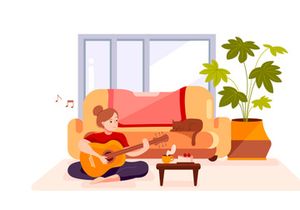 M95_Relax at Home Illustrations