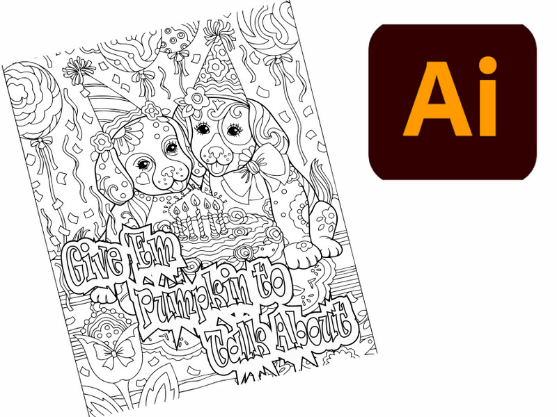 Halloween Coloring Book Page 20