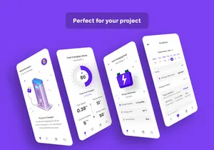 Electric Vehicles Charging App Design