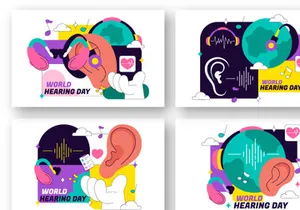 10 World Hearing Day Illustration