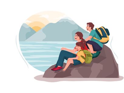 M149_Family Travel Illustrations