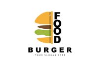 Burger Logo, Fast Food Design