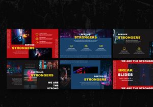 Strongers Creative Powerpoint Template